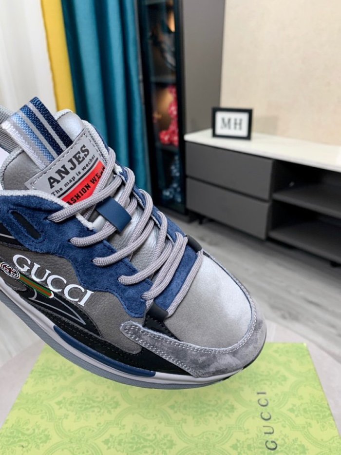 Gucci Mens Shoes Luxury Brand Men's Gucci Tennis Sneaker with Original Box