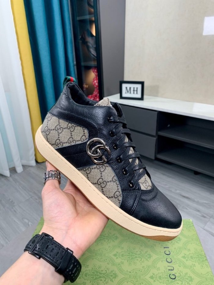Gucci Mens Shoes Luxury Brand Men's Gucci Tennis Sneaker with Original Box