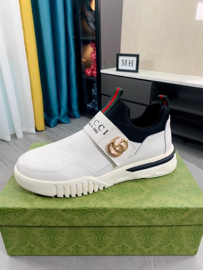 Gucci Mens Shoes Luxury Brand Men's Gucci Tennis Sneaker with Original Box