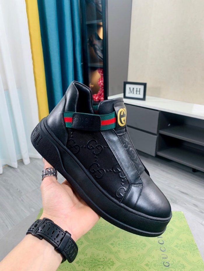 Gucci Mens Shoes Luxury Brand Men's Gucci Tennis Sneaker with Original Box