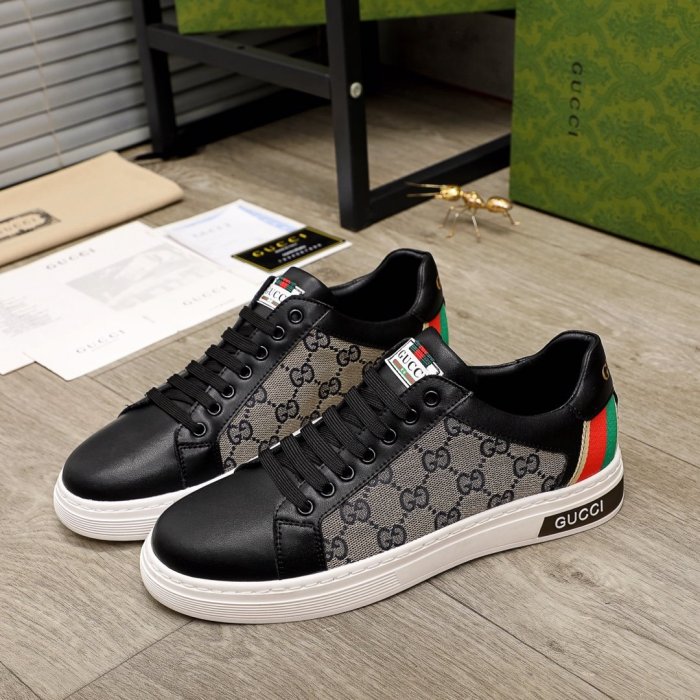 Gucci Mens Shoes Luxury Brand Men's Gucci Tennis Sneaker with Original Box