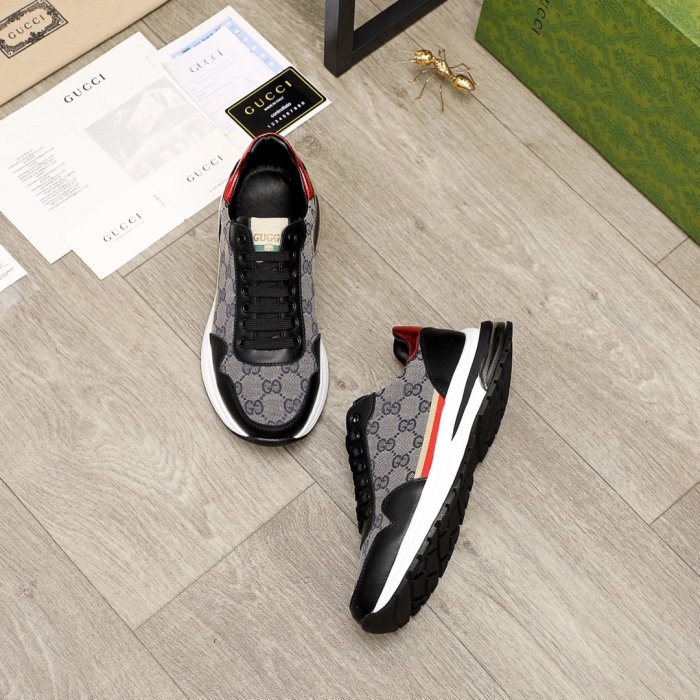 Gucci Mens Shoes Luxury Brand Men's Gucci Tennis Sneaker with Original Box