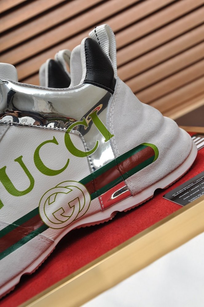 Gucci Mens Shoes Luxury Brand Men's Gucci Tennis Sneaker with Original Box