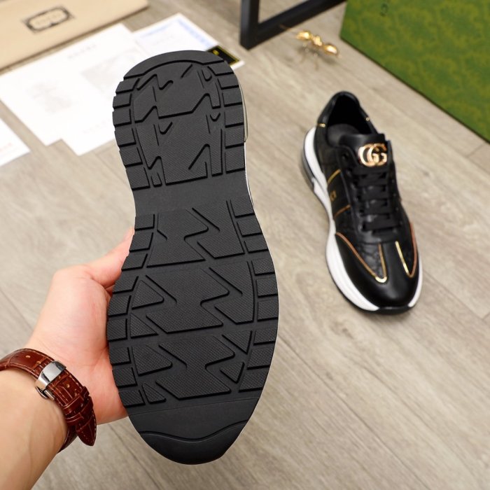 Gucci Mens Shoes Luxury Brand Men's Gucci Tennis Sneaker with Original Box