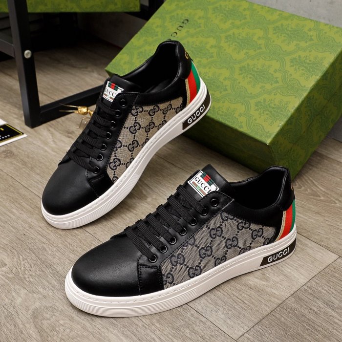 Gucci Mens Shoes Luxury Brand Men's Gucci Tennis Sneaker with Original Box