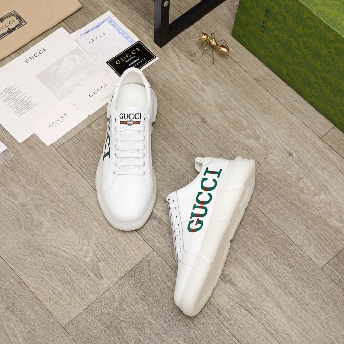 Gucci Mens Shoes Luxury Brand Men's Gucci Tennis Sneaker with Original Box