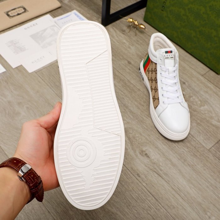 Gucci Mens Shoes Luxury Brand Men's Gucci Tennis Sneaker with Original Box