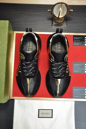 Gucci Mens Shoes Luxury Brand Men's Gucci Tennis Sneaker with Original Box