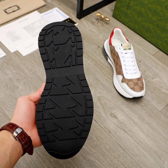 Gucci Mens Shoes Luxury Brand Men's Gucci Tennis Sneaker with Original Box