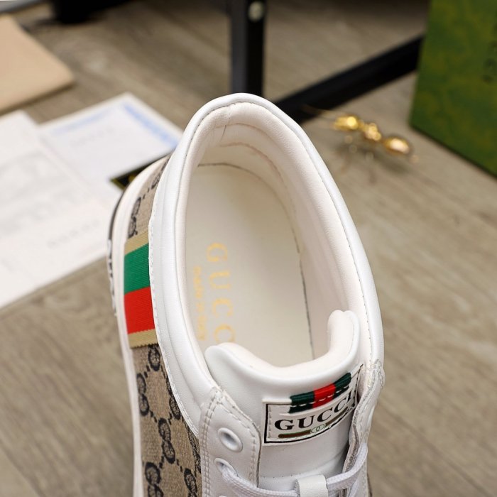 Gucci Mens Shoes Luxury Brand Men's Gucci Tennis Sneaker with Original Box