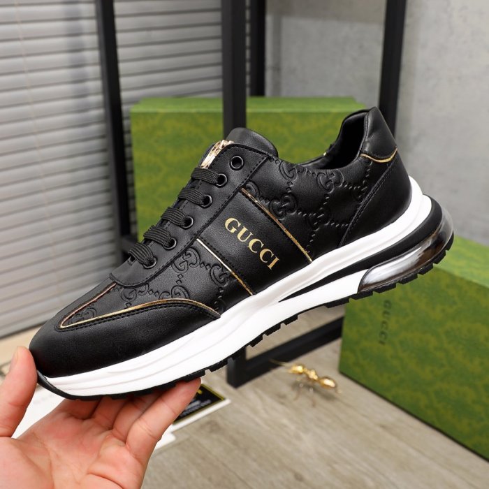 Gucci Mens Shoes Luxury Brand Men's Gucci Tennis Sneaker with Original Box
