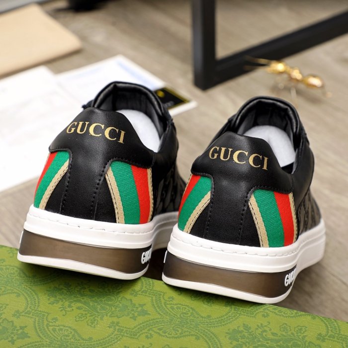 Gucci Mens Shoes Luxury Brand Men's Gucci Tennis Sneaker with Original Box