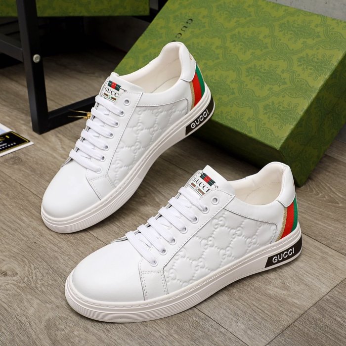 Gucci Mens Shoes Luxury Brand Men's Gucci Tennis Sneaker with Original Box