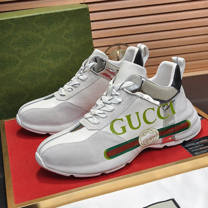 Gucci Mens Shoes Luxury Brand Men's Gucci Tennis Sneaker with Original Box