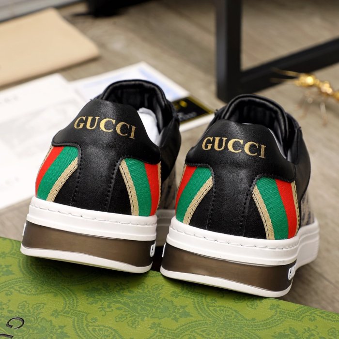 Gucci Mens Shoes Luxury Brand Men's Gucci Tennis Sneaker with Original Box