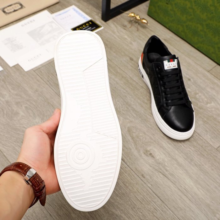 Gucci Mens Shoes Luxury Brand Men's Gucci Tennis Sneaker with Original Box