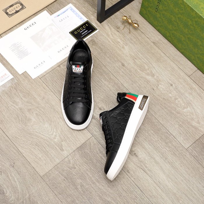 Gucci Mens Shoes Luxury Brand Men's Gucci Tennis Sneaker with Original Box