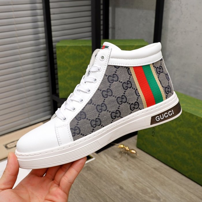 Gucci Mens Shoes Luxury Brand Men's Gucci Tennis Sneaker with Original Box