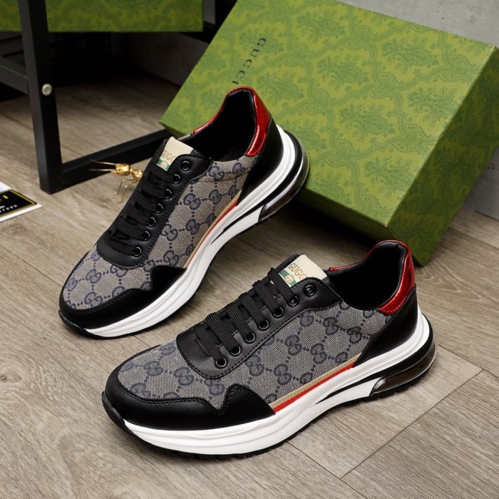 Gucci Mens Shoes Luxury Brand Men's Gucci Tennis Sneaker with Original Box