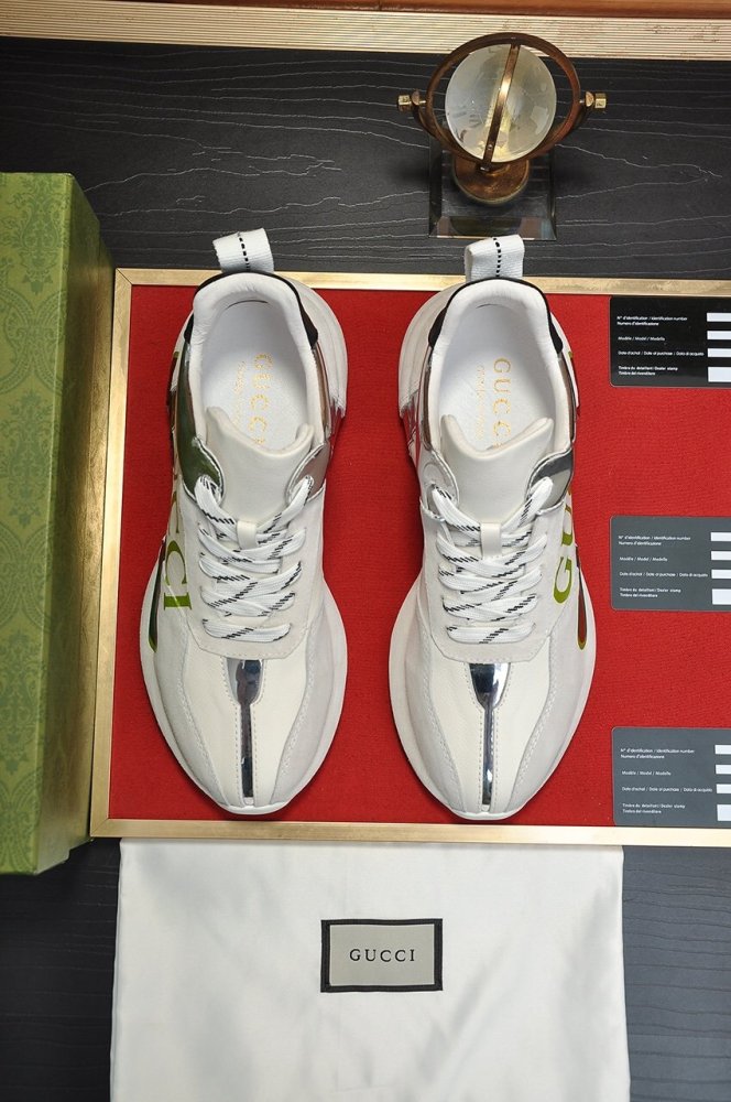 Gucci Mens Shoes Luxury Brand Men's Gucci Tennis Sneaker with Original Box