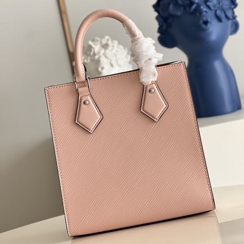 Louis Vuitton Womens Bag Shoulder Messenger Bags Luxury Brand Fashion SAC PLAT BB M58659 Rose Ballerine Pink Epi grained cowhide leather with smooth calf leather on the gussets