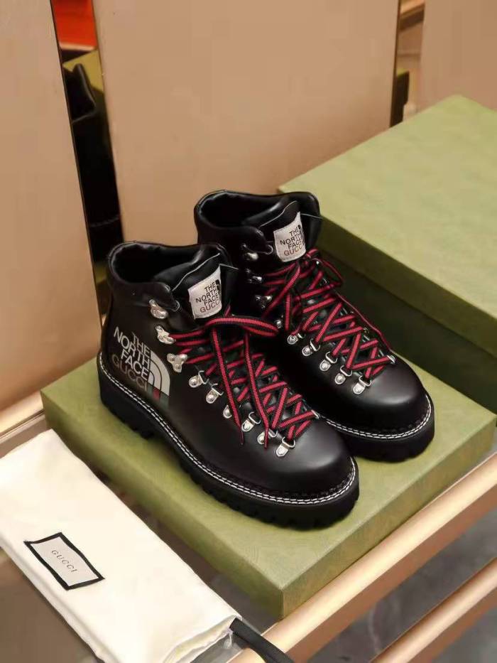 Gucci Men Shoes Ankle Boots Luxury Brand Mens Casual Fashion Shoes with Original Box