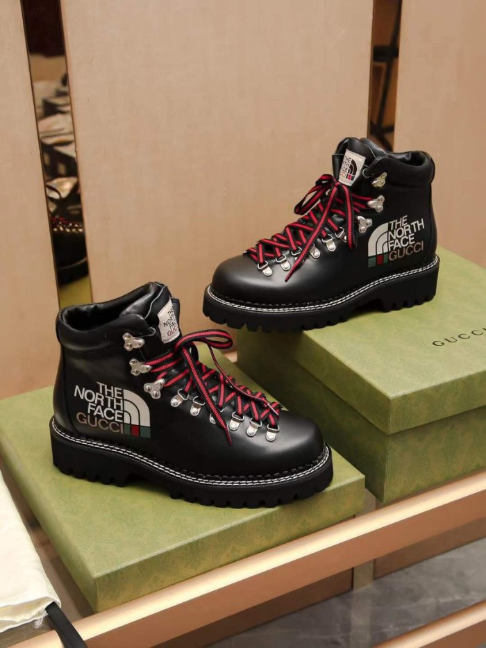 Gucci Men Shoes Ankle Boots Luxury Brand Mens Casual Fashion Shoes with Original Box