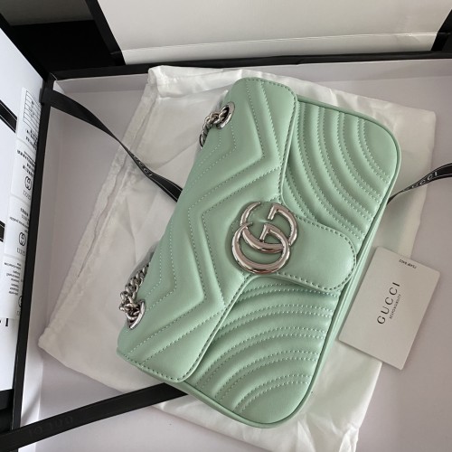 Gucci Womens Bags Shoulder Messenger Bag Luxury Brand Small GG Marmont bag with Original Box