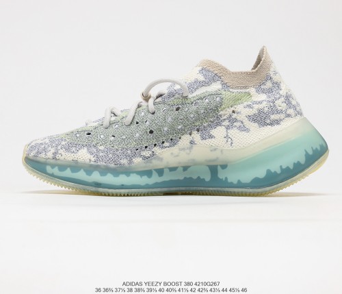 Adidas Originals YEEZY BOOST 380 V1 Citrin Alien  Mens Womens Shoes Sneakers Breathable Design 4210G267 with Original Box GW0304