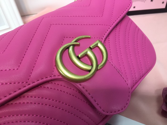 Gucci Womens Bags Shoulder Messenger Bag Luxury Brand Small GG Marmont bag with Original Box