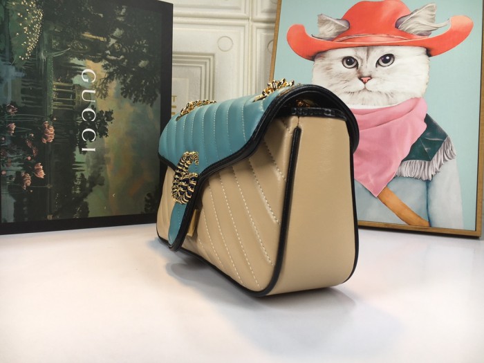 Gucci Womens Bags Shoulder Messenger Bag Luxury Brand Small GG Marmont bag with Original Box