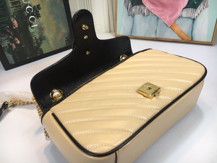 Gucci Womens Bags Shoulder Messenger Bag Luxury Brand Small GG Marmont bag with Original Box