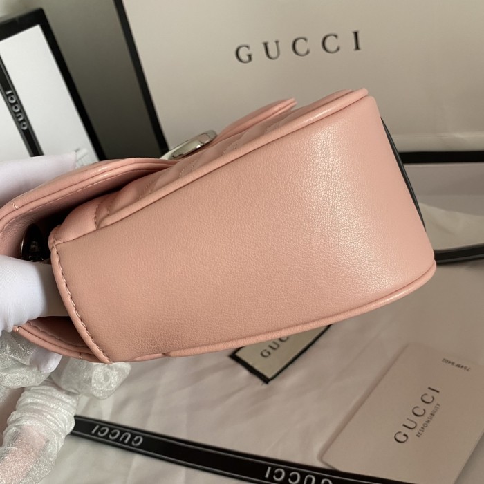 Gucci Womens Bags Shoulder Messenger Bag Luxury Brand Small GG Marmont bag with Original Box