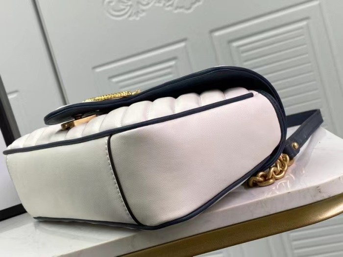 Gucci Womens Bags Shoulder Messenger Bag Luxury Brand Small GG Marmont bag with Original Box