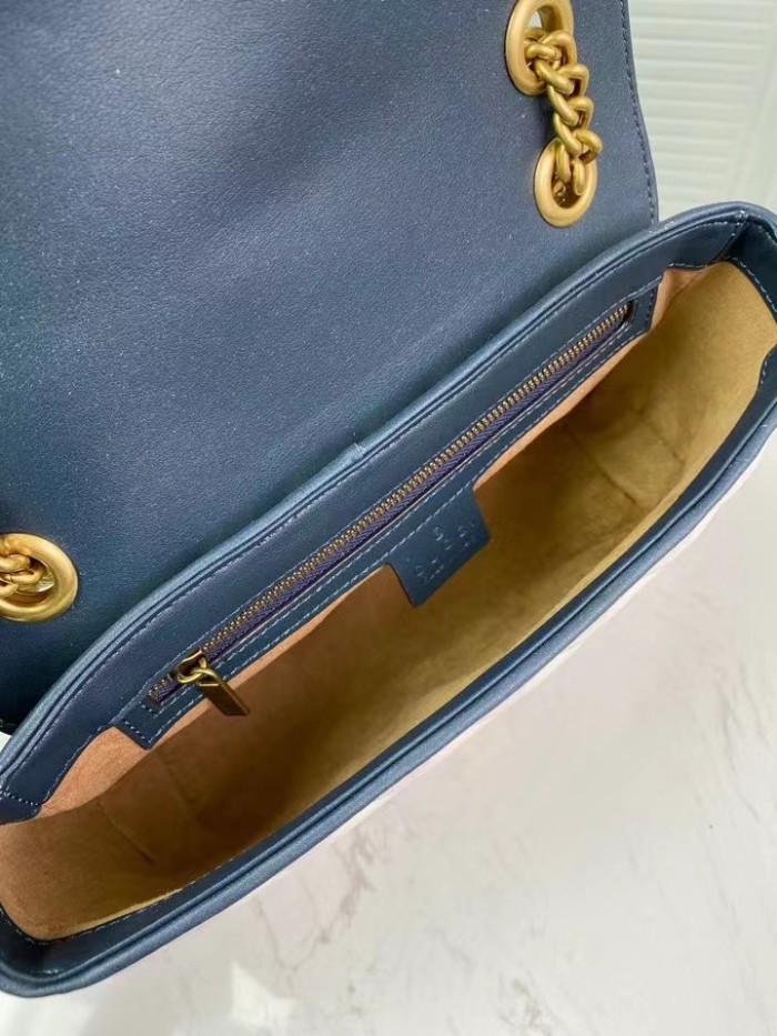 Gucci Womens Bags Shoulder Messenger Bag Luxury Brand Small GG Marmont bag with Original Box