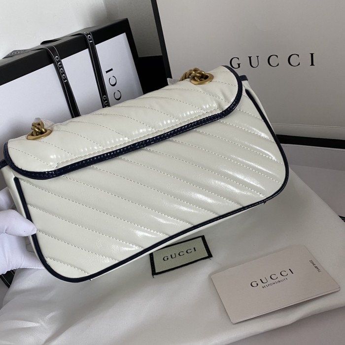 Gucci Womens Bags Shoulder Messenger Bag Luxury Brand Small GG Marmont bag with Original Box
