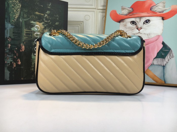 Gucci Womens Bags Shoulder Messenger Bag Luxury Brand Small GG Marmont bag with Original Box