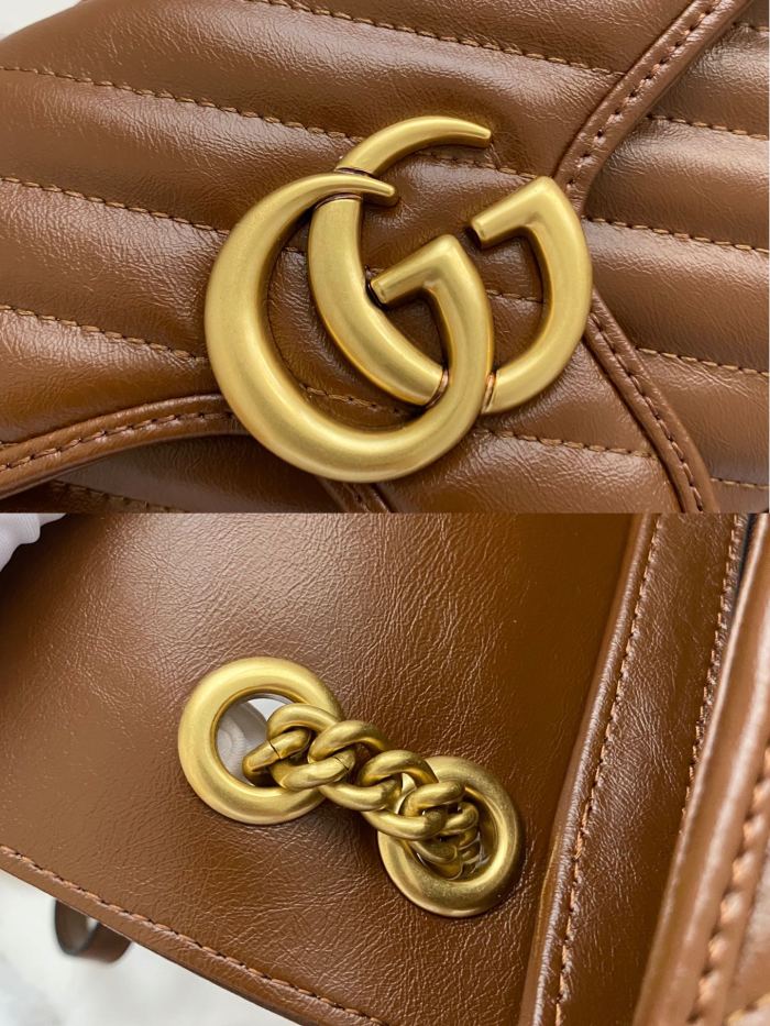 Gucci Womens Bags Shoulder Messenger Bag Luxury Brand Small GG Marmont bag with Original Box