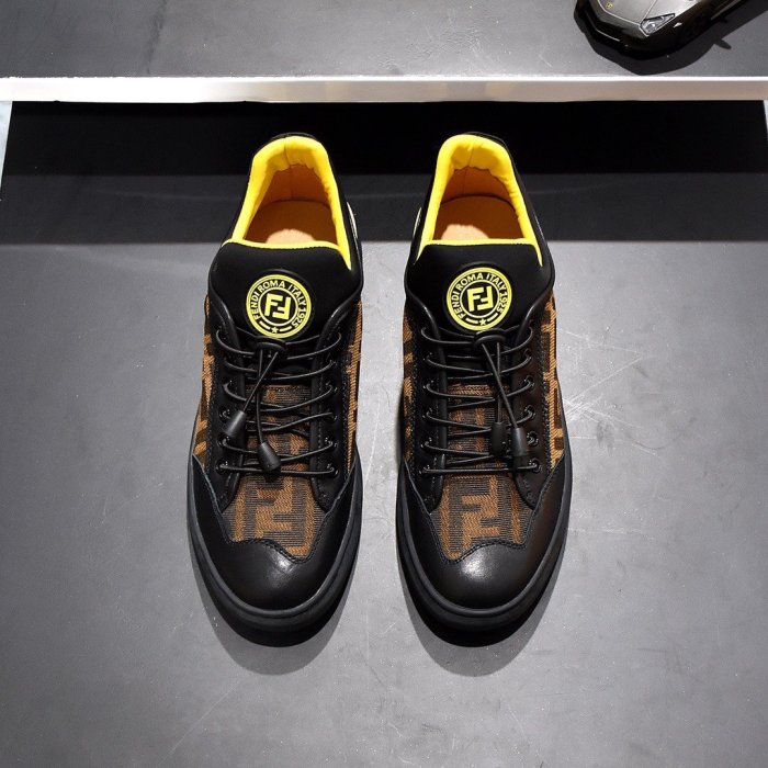 Fendi Mens Shoes Fashion Sneakers Luxury Brand Casual Shoes for Men with Original Box