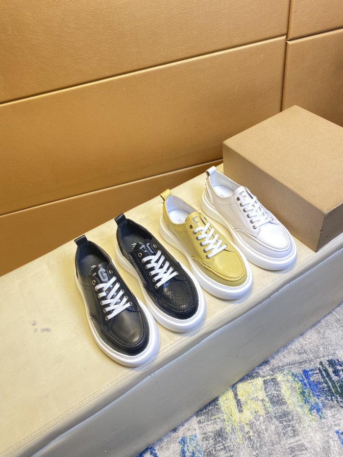 Fendi Mens Shoes Fashion Sneakers Luxury Brand Casual Shoes for Men with Original Box