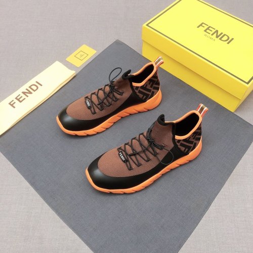 Fendi Mens Shoes Fashion Sneakers Luxury Brand Casual Shoes for Men with Original Box