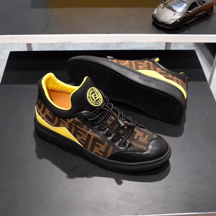 Fendi Mens Shoes Fashion Sneakers Luxury Brand Casual Shoes for Men with Original Box