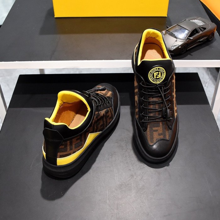 Fendi Mens Shoes Fashion Sneakers Luxury Brand Casual Shoes for Men with Original Box