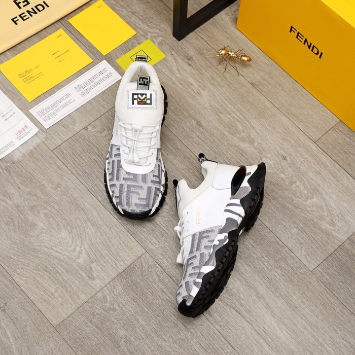 Fendi Mens Shoes Fashion Sneakers Luxury Brand Casual Shoes for Men with Original Box