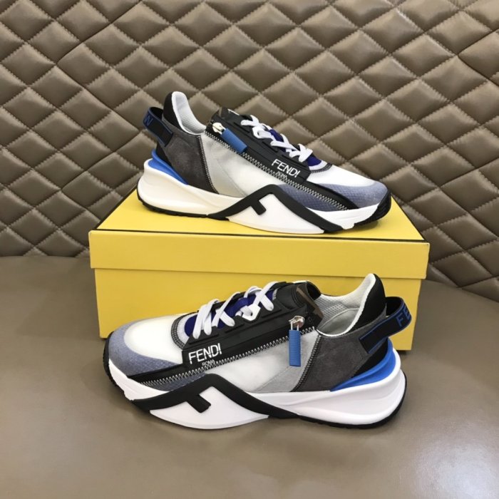 Fendi Mens Shoes Fashion Sneakers Luxury Brand Casual Shoes for Men with Original Box
