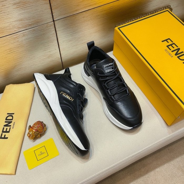 Fendi Mens Shoes Fashion Sneakers Luxury Brand Casual Shoes for Men with Original Box