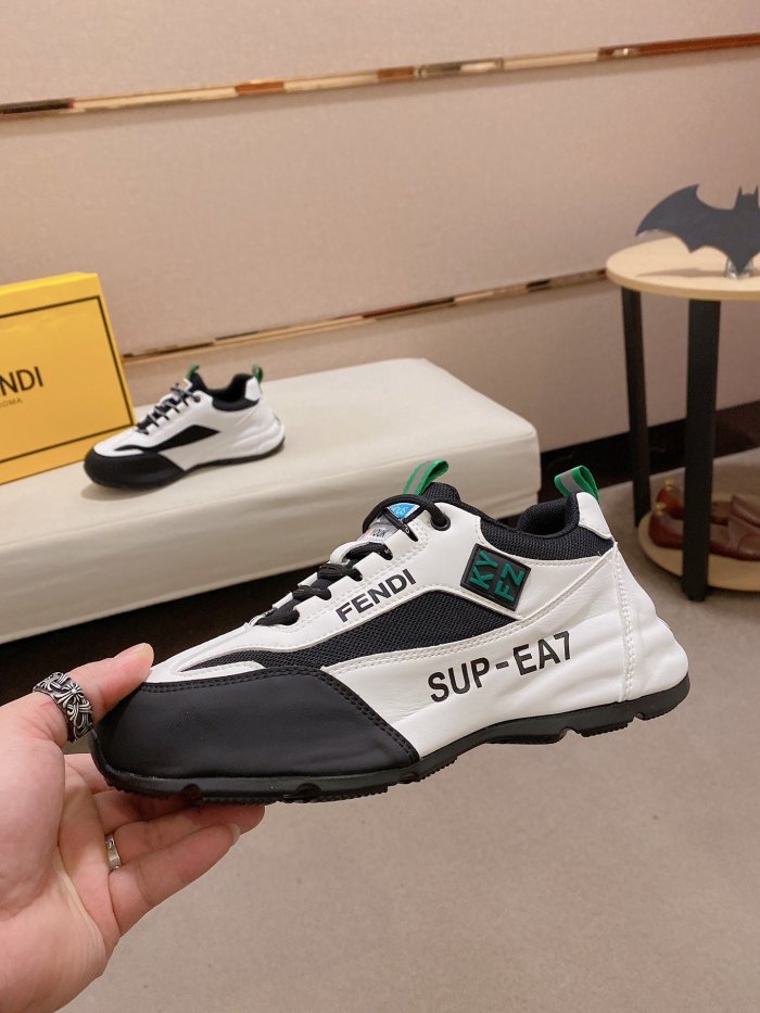 Fendi Mens Shoes Fashion Sneakers Luxury Brand Casual Shoes for Men with Original Box
