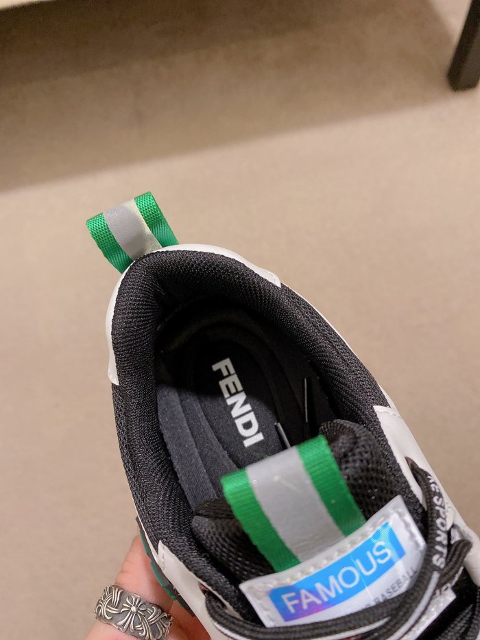 Fendi Mens Shoes Fashion Sneakers Luxury Brand Casual Shoes for Men with Original Box