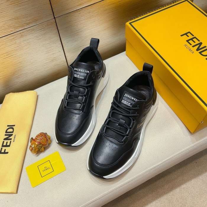 Fendi Mens Shoes Fashion Sneakers Luxury Brand Casual Shoes for Men with Original Box