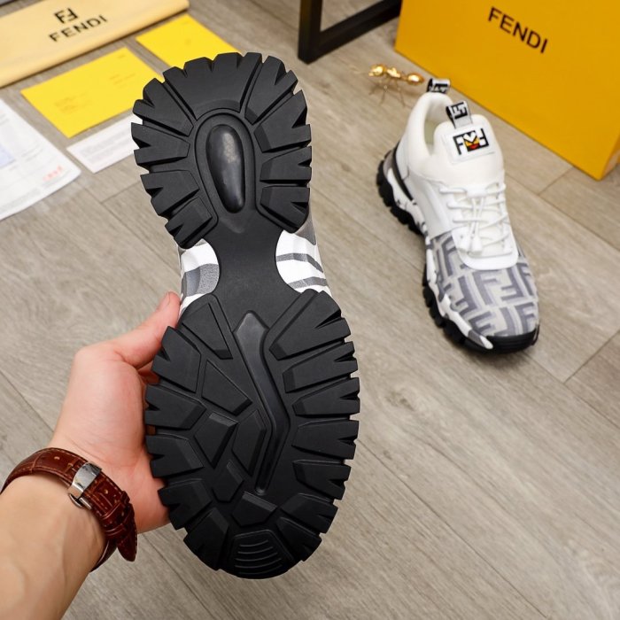 Fendi Mens Shoes Fashion Sneakers Luxury Brand Casual Shoes for Men with Original Box
